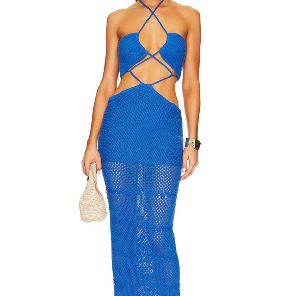 NEW - REVOLVE- Lovers and Friends “Tabea” Dress - Blue - Picture 8 of 16